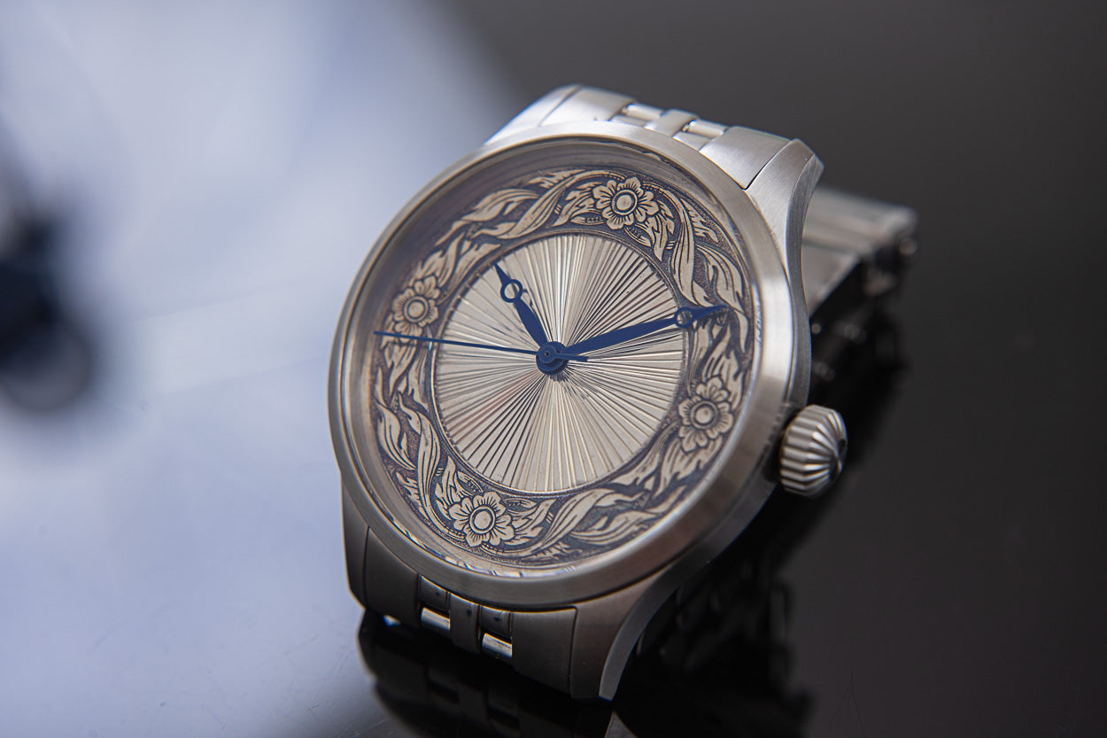 Scrolls Hand Engraved Piece