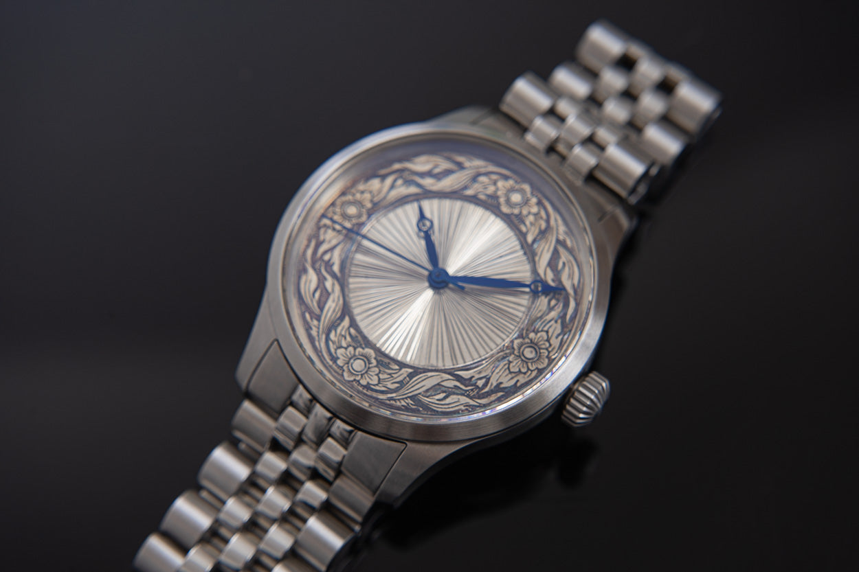 Scrolls Hand Engraved Piece