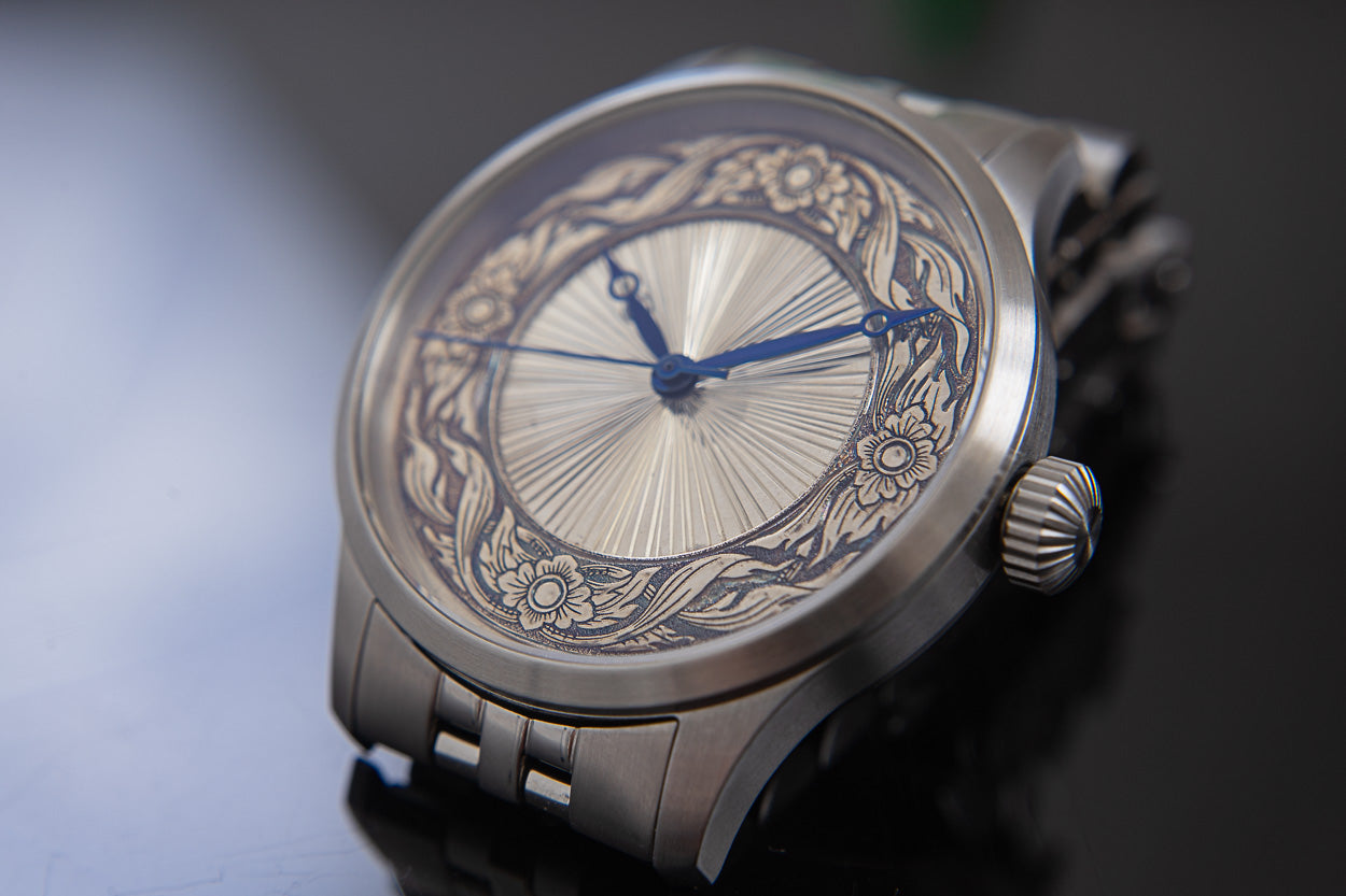 Scrolls Hand Engraved Piece