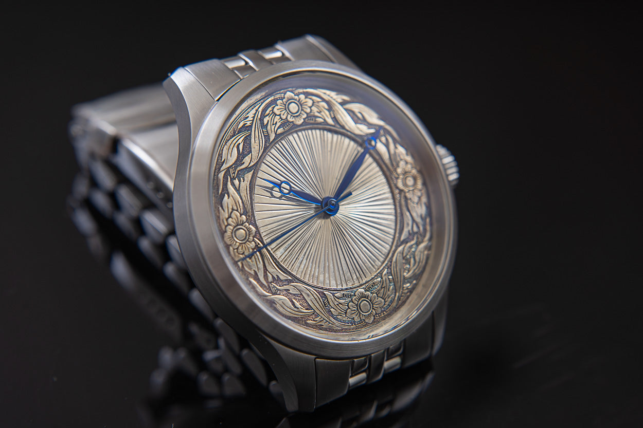 Scrolls Hand Engraved Piece