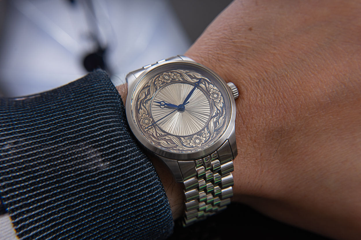 Scrolls Hand Engraved Piece