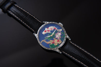 trenyo Koi Pond Unique Piece in 14k Yellow gold and 999 Silver