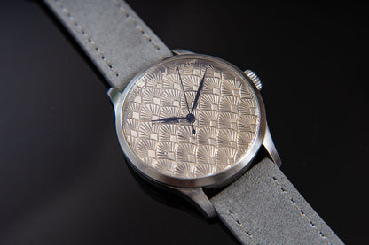 Art Deco Silver Guilloche