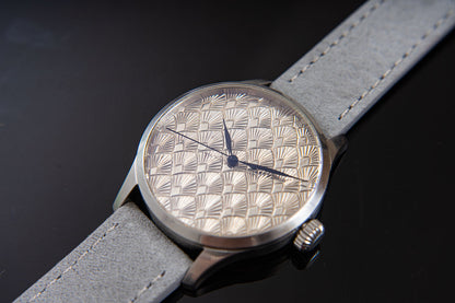 Art Deco Silver Guilloche