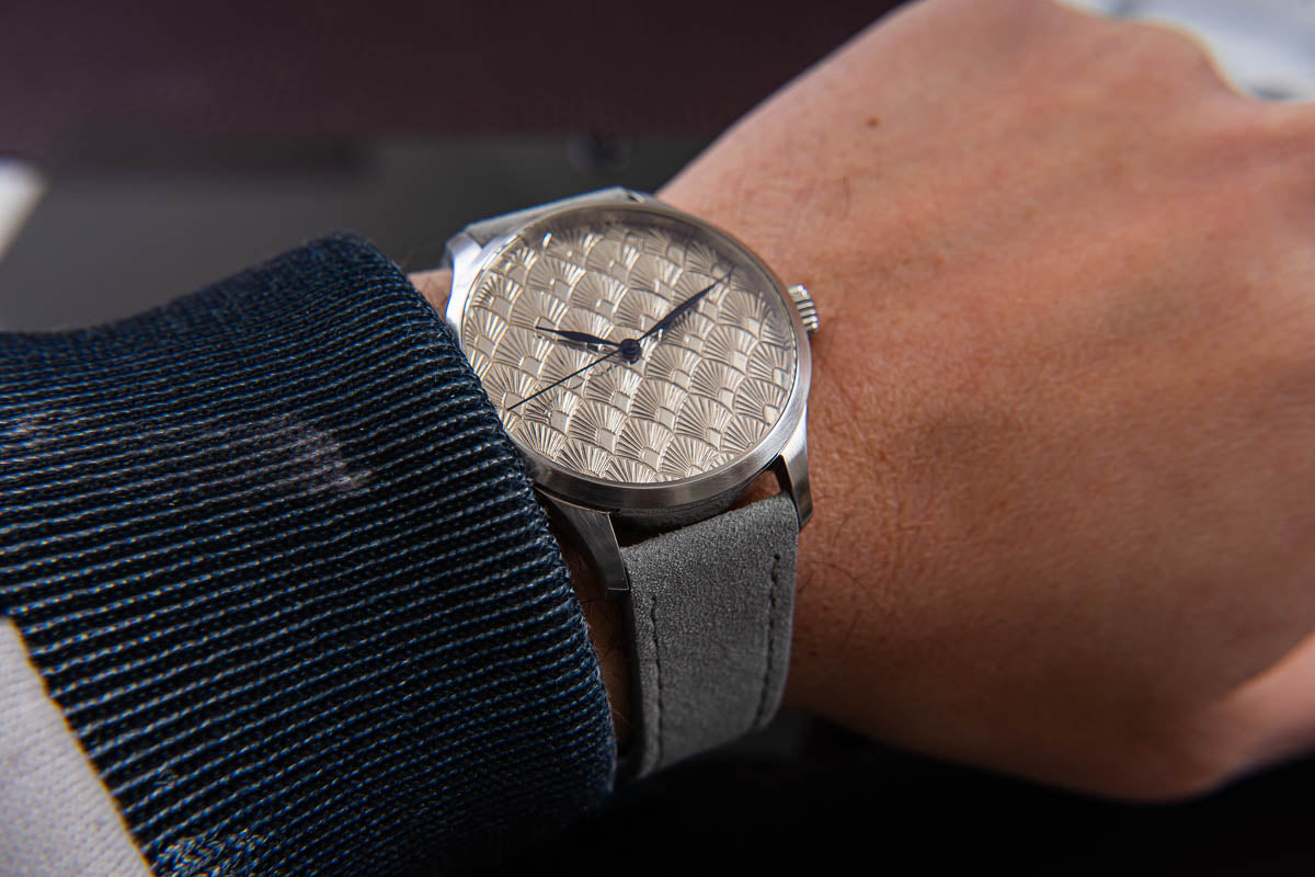 Art Deco Silver Guilloche