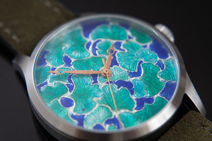 trenyo Basse-taille Grand Feu Enamel Piece Unique