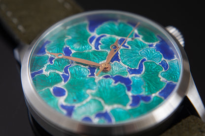 trenyo Basse-taille Grand Feu Enamel Piece Unique