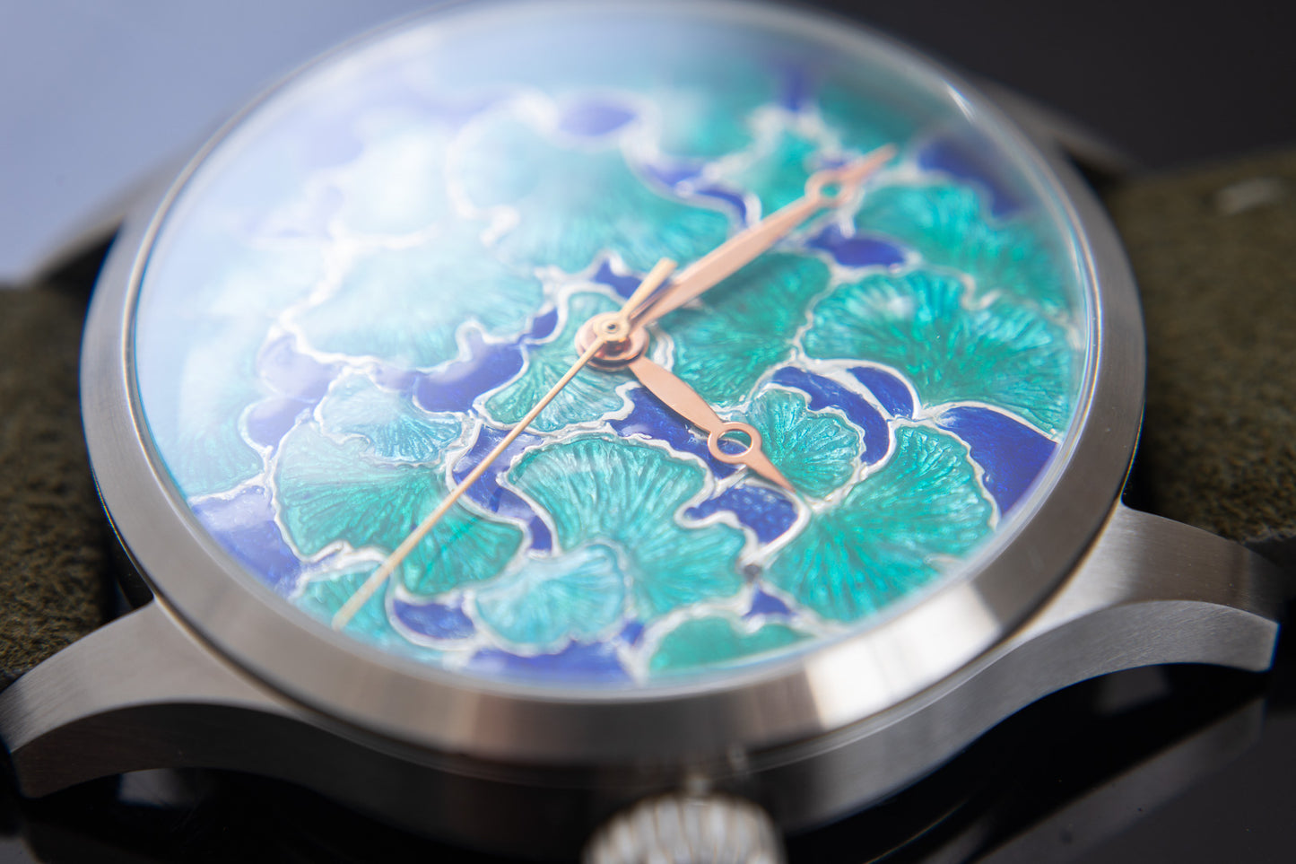 trenyo Basse-taille Grand Feu Enamel Piece Unique