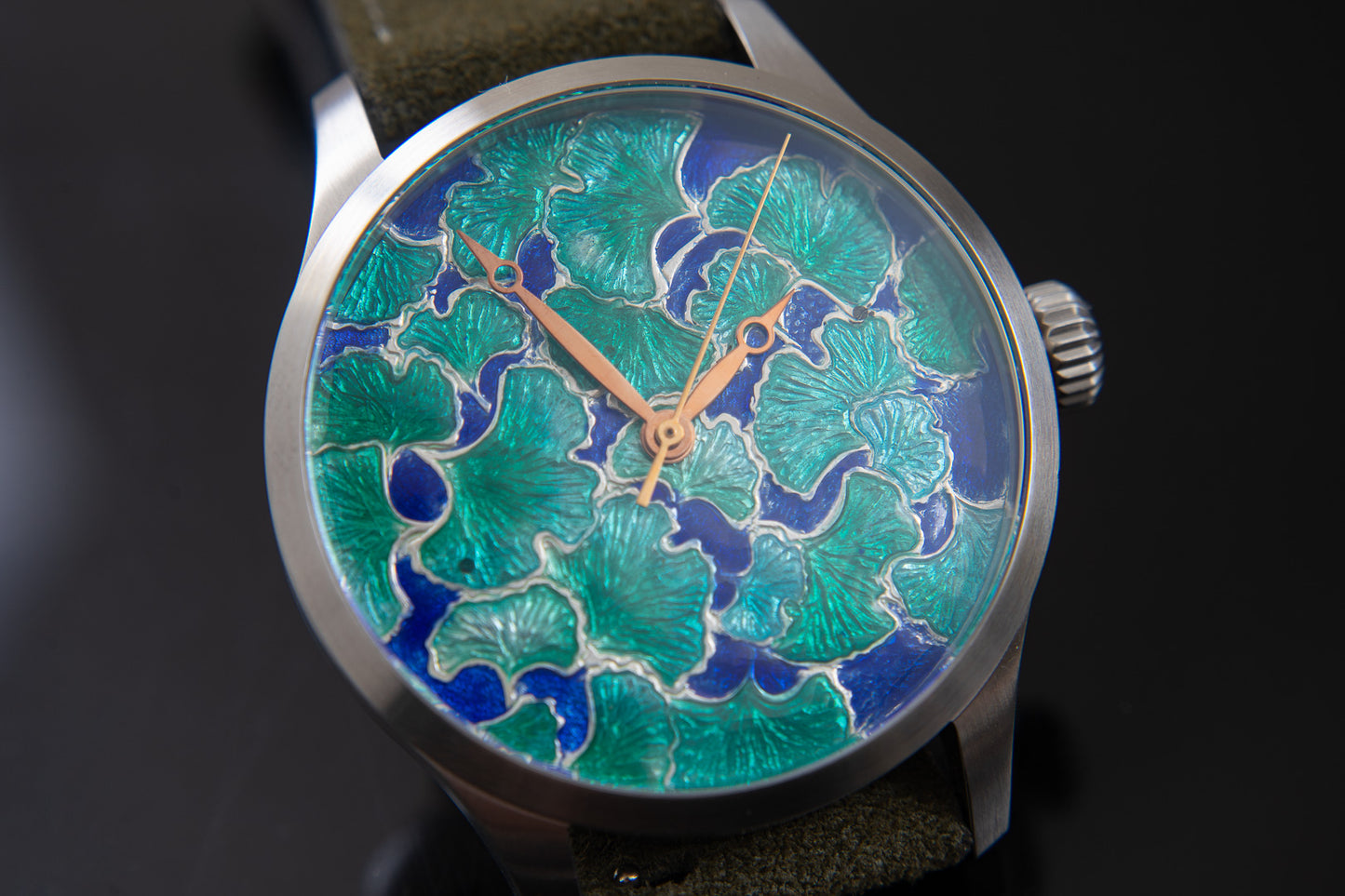 trenyo Basse-taille Grand Feu Enamel Piece Unique