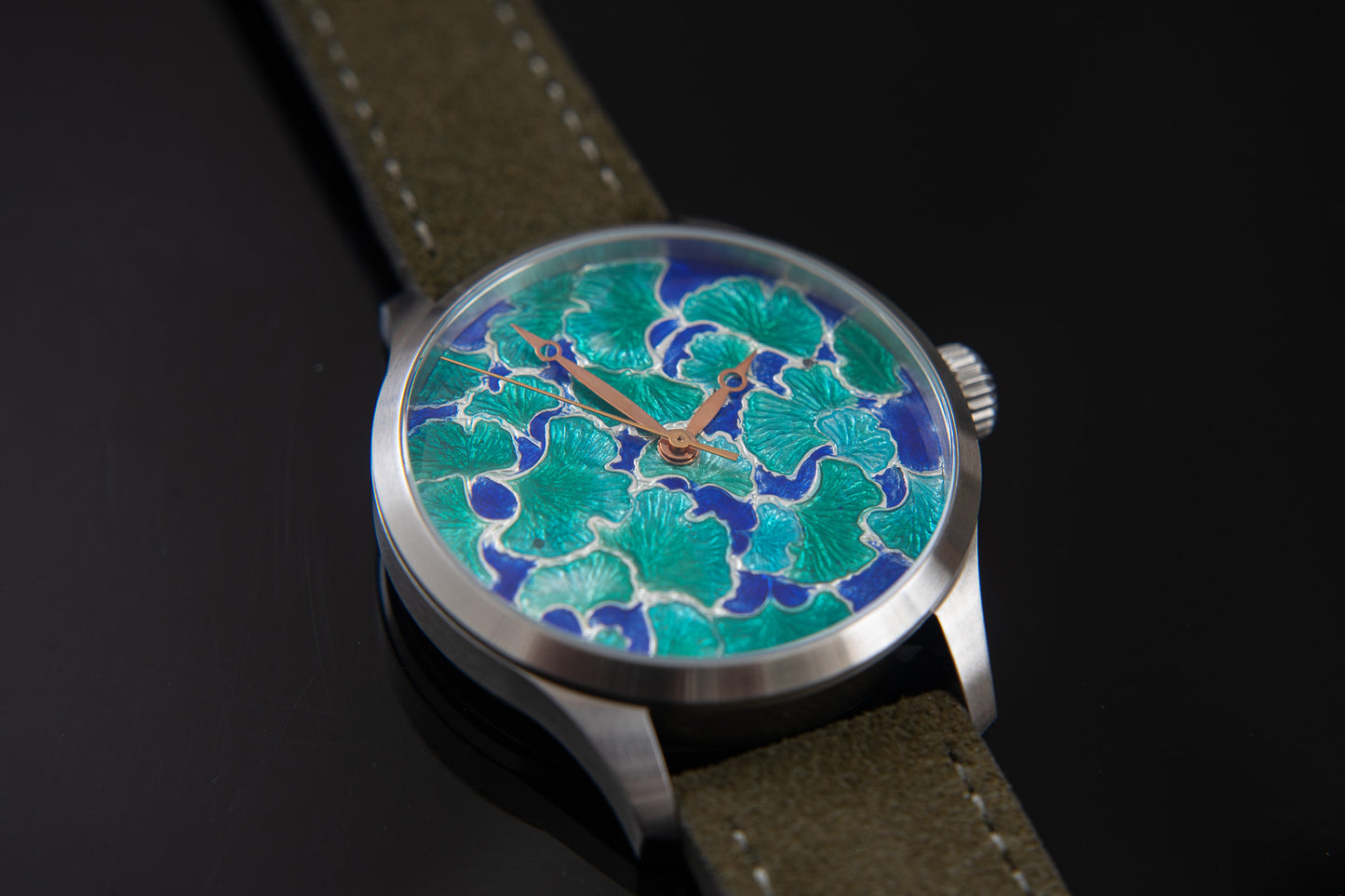 trenyo Basse-taille Grand Feu Enamel Piece Unique
