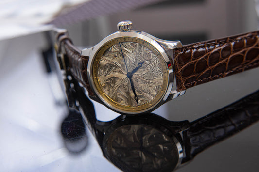 Ordo Ab Chao Freehand Guilloche in 925 Silver