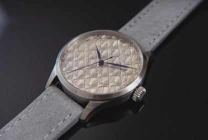 Art Deco Silver Guilloche